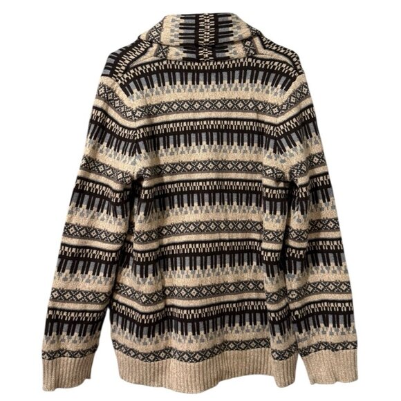 Eddie Bauer Women Cardigan Sweater Sz XL Button Front Pockets Cotton NWOT Cabin - Picture 2 of 16